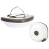 Įkraunama stovyklavimo LED lempa su šiltos šviesos girlianda, 8 m, 12cm x 12cm x 3,5cm