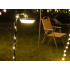 Įkraunama stovyklavimo LED lempa su šiltos šviesos girlianda, 8 m, 12cm x 12cm x 3,5cm