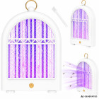 Elektrinė UV lempa nuo uodų, musių ir kitų vabzdžių, įkraunama per USB, 2 šviesos režimai, 2000V, 29cm x 19cm x 6cm