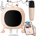 Bluetooth karaoke kolonėlė su mikrofonu, LED ir RGB apšvietimu, F23A