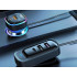 Automobilinis Bluetooth FM siųstuvas ir įkroviklis su USB ir USB-C jungtimis, Bluetooth 5.0, 12–24 V