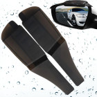 Universalūs lietaus skydeliai automobilio šoniniams veidrodėliams, 2 vnt., 25 × 6 cm