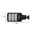 Lauko saulės LED šviestuvas su judesio ir sutemų jutikliais bei nuotolinio valdymo pulteliu, HS-8037-A, 22 cm x 9,5 cm