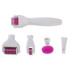 Mikroadatinis masažuoklis (derma roller) veidui, kaklui ir kūnui, 6 viename, 15 cm