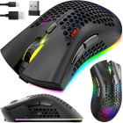 Belaidė žaidimų pelė su optiniu jutikliu ir RGB apšvietimu, 2,4 GHz