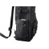 Juoda turistinė kuprinė kelionėms ir žygiams su USB jungtimi, 35L, 54cm x 40cm x 32cm
