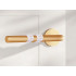 Silikoninis durų rankenos ribotuvas – skaidrus sienos apsaugos atmušėjas (3cm x 2,5cm x 1,5cm)