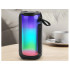 Nešiojamasis belaidis „Bluetooth“ boomboksas su RGB apšvietimu, FM radiju, USB ir AUX, 18cm x 8,5cm x 8,5cm
