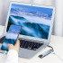 USB-C šakotuvas su HDMI, USB-A, USB-C, SD, TF ir RJ45 jungtimis, 8 viename