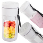 Nešiojamas belaidis USB kokteilių trintuvas su dirželiu, 450 ml, 28 cm