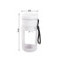 Nešiojamas belaidis USB kokteilių trintuvas su dirželiu, 450 ml, 28 cm