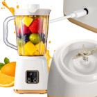 Nešiojamas belaidis kokteilinis trintuvas su puodeliu, HP-158, 600 ml, 23 cm