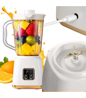 Nešiojamas belaidis kokteilinis trintuvas su puodeliu, HP-158, 600 ml, 23 cm