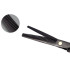 Profesionalios plaukų retinimo žirklės, juodos, 17 cm