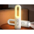 LED naktinė lemputė su judesio jutikliu ir žibintuvėlio funkcija, belaidė, įkraunama USB, 17 × 4,5 cm