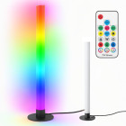 LED RGB pastatomas šviestuvas, juodas, 40 cm