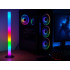 LED RGB pastatomas šviestuvas, juodas, 40 cm