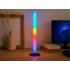 LED RGB pastatomas šviestuvas, juodas, 40 cm