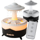 Oro drėkintuvas ir kvapų difuzorius su RGB LED apšvietimu, nuotolinio valdymo pulteliu, UFO formos, 24531_CZ