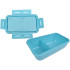 Pietų dėžutė su skyreliais ir stalo įrankiais, 1 l, 21 × 12,5 × 7,5 cm