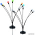 Saulės sodo lemputės su RGB LED rutuliukais, 2 vnt., 70 cm
