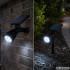 Saulės sodo šviestuvas, įsmeigiamas, 4 LED, 3 režimai