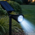 Saulės sodo šviestuvas, įsmeigiamas, 4 LED, 3 režimai