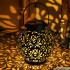 Juodas dekoratyvinis LED saulės žibintas-lampionas, pastatomas arba pakabinamas, 22 cm