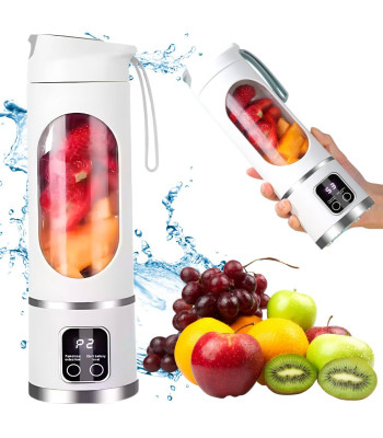 Nešiojamasis belaidis USB kokteilių trintuvas, 500 ml