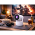 Išmanusis LED projektorius su Android TV, Wi-Fi, garsiakalbiu ir Bluetooth mikrofonu HY-300 PRO