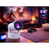Išmanusis LED projektorius su Android TV, Wi-Fi, garsiakalbiu ir Bluetooth mikrofonu HY-300 PRO