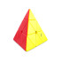 Edukacinė loginė piramidės formos kubo dėlionė „Pyraminx“, 9,5 cm x 9,5 cm x 9,5 cm