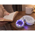 Sulankstomas juvelyrinis didinamasis stiklas su LED ir UV apšvietimu, įkraunamas per USB, 60X