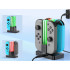 Įkrovimo stotelė keturiems valdikliams su LED indikatoriais, Nintendo Switch Joy-Con