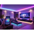 RGB LED juosta su „Bluetooth“ valdymu programėle ir nuotolinio valdymo pulteliu, 5 m