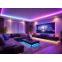 RGB LED juosta su „Bluetooth“ valdymu programėle ir nuotolinio valdymo pulteliu, 5 m