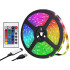 RGB LED juosta su „Bluetooth“ valdymu programėle ir nuotolinio valdymo pulteliu, 5 m