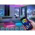 RGB LED juosta su „Bluetooth“ valdymu programėle ir nuotolinio valdymo pulteliu, 5 m