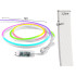 RGB LED neoninė juosta su „Bluetooth“, programėle ir nuotolinio valdymo pulteliu, lanksti, atspari drėgmei, 5 m