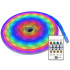 Neoninė RGB LED juosta su Bluetooth valdymu ir nuotolinio valdymo pultu, 10 m