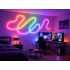 Neoninė RGB LED juosta su Bluetooth valdymu ir nuotolinio valdymo pultu, 10 m