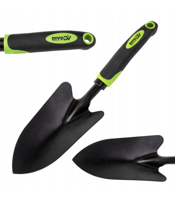 Rankinis metalinis sodo kastuvėlis gėlėms sodinti ir persodinti, DIVODV, 27900, 33,5 cm
