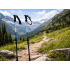 Trekkingo ir šiaurietiškojo ėjimo lazdos VERK GROUP su antgaliais ir dėklu, 62–137 cm