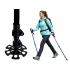 Trekkingo ir šiaurietiškojo ėjimo lazdos VERK GROUP su antgaliais ir dėklu, 62–137 cm