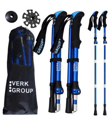 Trekkingo ir šiaurietiškojo ėjimo lazdos VERK GROUP su dėklu