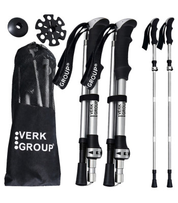 Trekkingo ir šiaurietiškojo ėjimo lazdos VERK GROUP su dėklu, 2 vnt.