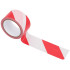 Įspėjamoji juosta, balta ir raudona, plėvelinė, vienpusė, 100 m, 52 mm