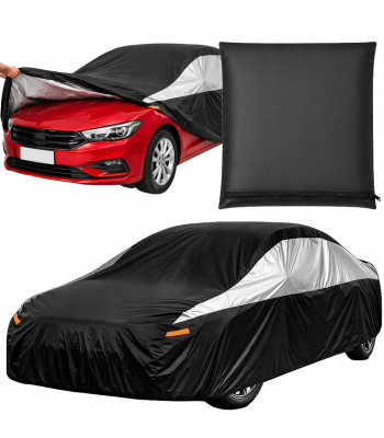 Automobilio uždangalas, vandeniui atsparus, juodai pilkas, M