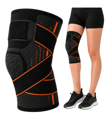 Elastinis kelio sąnario stabilizatorius su reguliuojama kompresine juosta, 30cm