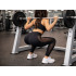 Moteriškos sportinės tamprės aukštu liemeniu, formuojančios, push-up, juodos, S/M
